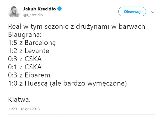 Wyniki Realu Madryt z klubami w barwach Blaugrana! :D